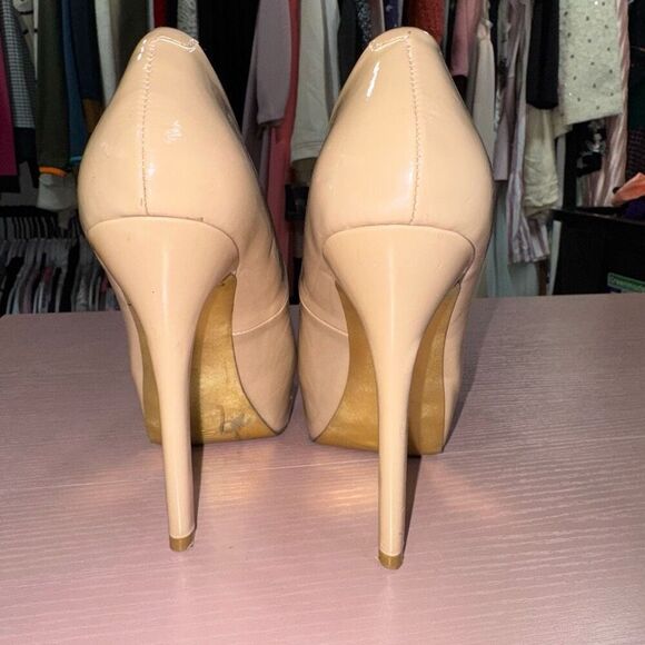 Steve Madden Mila Nude Platform Stiletto Size 6.5 - Picture 3 of 6